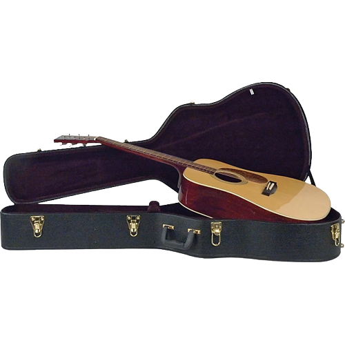 Musician's Gear Deluxe Dreadnought Case Black