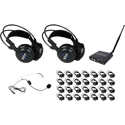 Vocopro SilentSymphony-Seminar-Talk Wireless Listening System for 30 Headphones