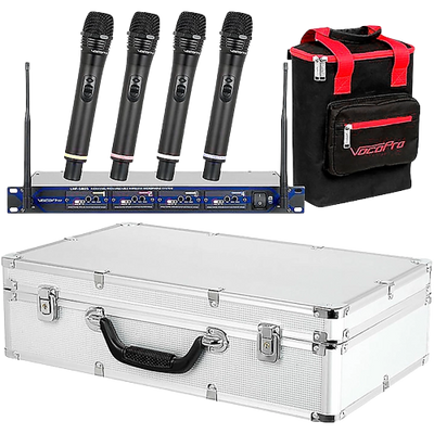 Vocopro UHF-5805 Plus Rechargeable Wireless System With Mic Bag Band 9