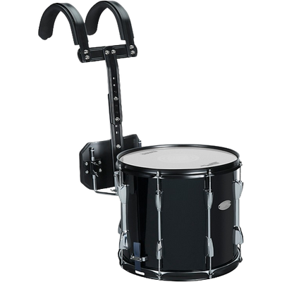 Sound Percussion Labs Marching Snare Drum With Carrier 14 x 12 in. Black