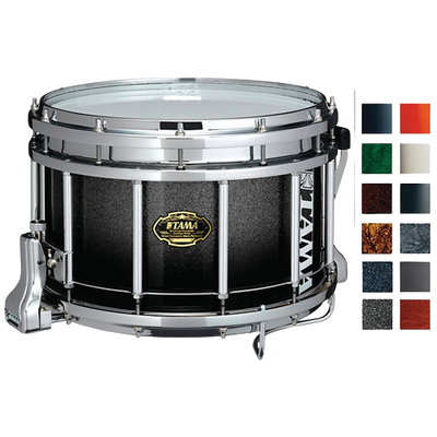 Tama Marching Maple Snare Drum Piano Black 9x14