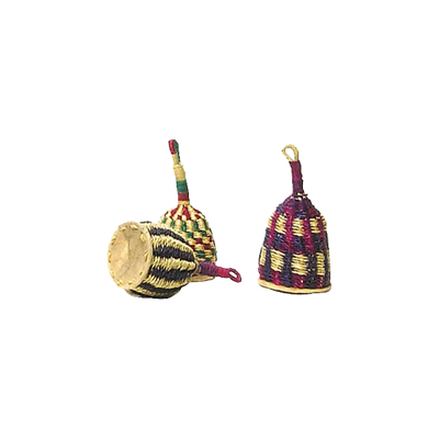 Overseas Connection Ghana Traditional Caxixi Rattle 7 x 3 in.